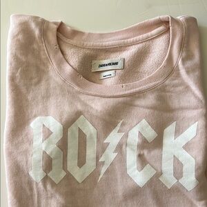 Zadig & Voltaire Pink 'Rock' Sweatshirt